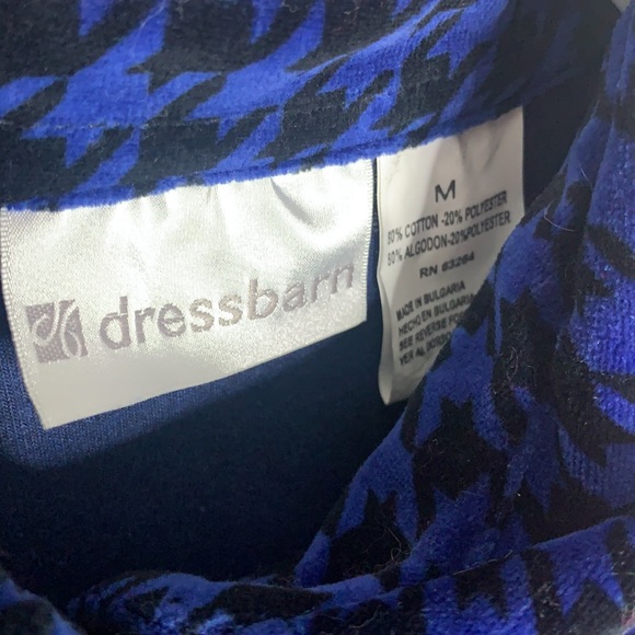 NWT- Dressbarn Houndstooth Button Down Shirt - Picture 5 of 6